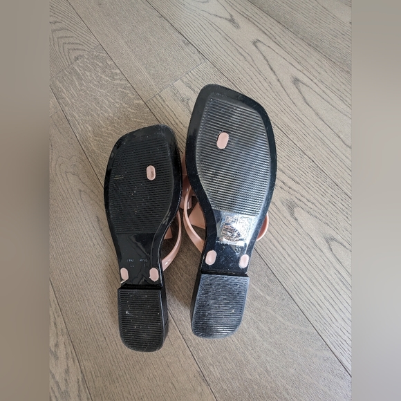 Jeffrey Campbell vinyl jelly sandals with bow - Picture 4 of 5